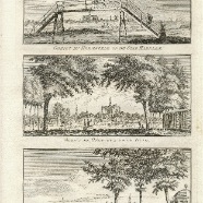 Haarlem, bij Heemstede op de stad te zien,bij Overveen op de stad te zien. beeldmaat 19x30 cm.