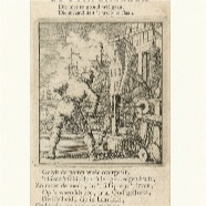 De pompemaker Jan en Casper Luyken 1694 kopergravure blad 16x10 cm. € 25.-
