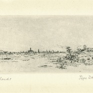 Haarlem Poppe Damave Kennemerland 1921-1988 ets 13x5.5 cm.  set € 200.-