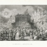 Amsterdam Rouarque staalgravure  € 25.-