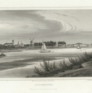 Culemborg J.L.Terwen 1813-1873 staalgravure 1860 ca.17x13 cm. € 45.-