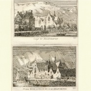 Delfshaven Abraham Rademaker 1676-1735 kopergravure 11x16 cm. ca. 1750 € 45.-