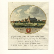 Jisp Ollefen en bakker handgekleurde kopergravure 1796 € 45.-