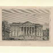 Leeuwarden Justitie J.L.Terwen 1813-1873 staalgravure 1860  ca. 17x13 cm. € 50.-