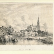 Maassluis Koster litho 1825 € 125.-