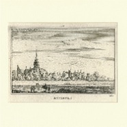 Rijnsburg Abraham Rademaker 1676-1735 kopergravure 1750 ca. 11x7 cm. € 30.-