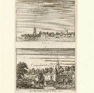 Tiel Hendrik Spilman 1721-1784 kopergravure 1750 ca. 11x16 cm. € 45.-