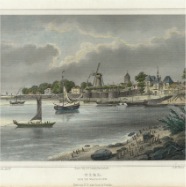 Tiel J.L.Terwen 1813-1875 handgekleurde staalgravure 1860 ca.17x13 cm. € 60.-