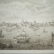 Vlissingen aanzicht kopergravure € 95.-