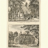 Waal Hendrik Spilman 1721-1784 ca.1750 Kopergravure 11x16 cm.  € 35.-