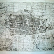 Alkmaar Cornelis Drebbel 1572-1633 kopergravure 1597  /  61x45.5 cm. € 700.-