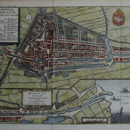 Edam Isaak Tirion 1705-1765 handgekleurde kopergravure 21x17 cm. 1742 € 90.-