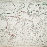 Bergen op Zoom e.o. kopergravure  31x23cm