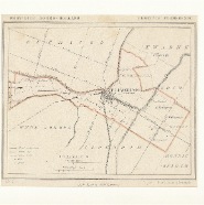 Purmerend Kuijper 1865 handgekleurde litho € 45.-