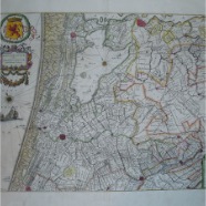 Rijnland Amstelland Willem en Joan Blaeu handgekleurde kopergravure 50x41 cm. ca. 1660  € 700.-