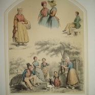 Gelderland Braet von  Uberfeldt handgekleurde litho 1857 € 100.- 