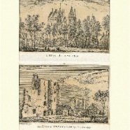 Heemskerk slot Assemberg kopergravure Abraham Rademaker 1676-1735  ca. 1750 € 35.-