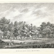 Heemstede Meer en Berg Petrus Josephus Lutgers 1808-1874 litho 23x18 cm. 1844 € 75.-