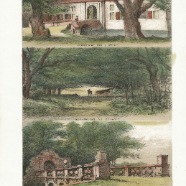 Overveen Elswout  Schipperus handgekleurde litho 1880