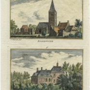 Spaarnwoude Abraham Rademaker1676-1735  handgekleurde kopergravure ca. 1750 € 35.-